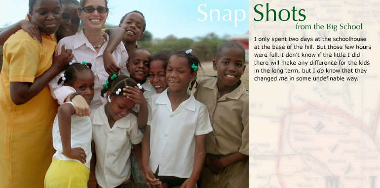 snapshots from the Big School