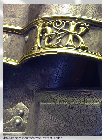 detail, armor of Henry VIII